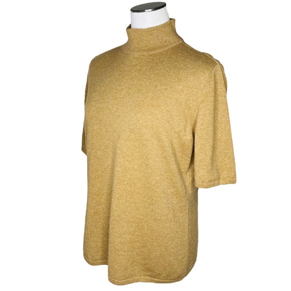 Vintage Escada Short Sleeve Turtleneck Top - Picture 3 of 7